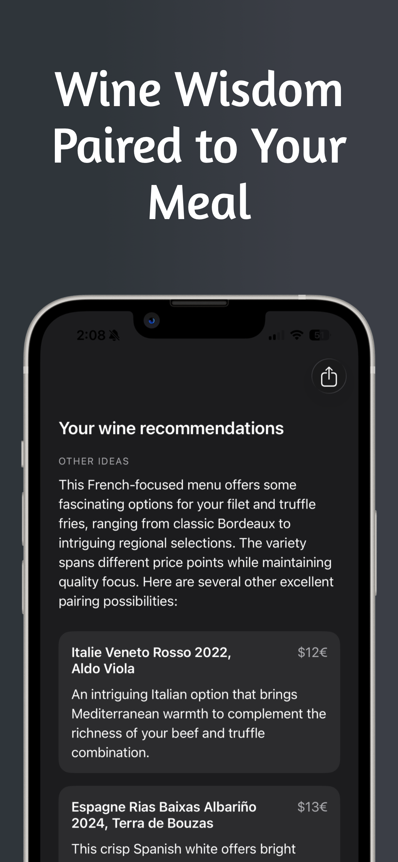 Wine Menu Scanner