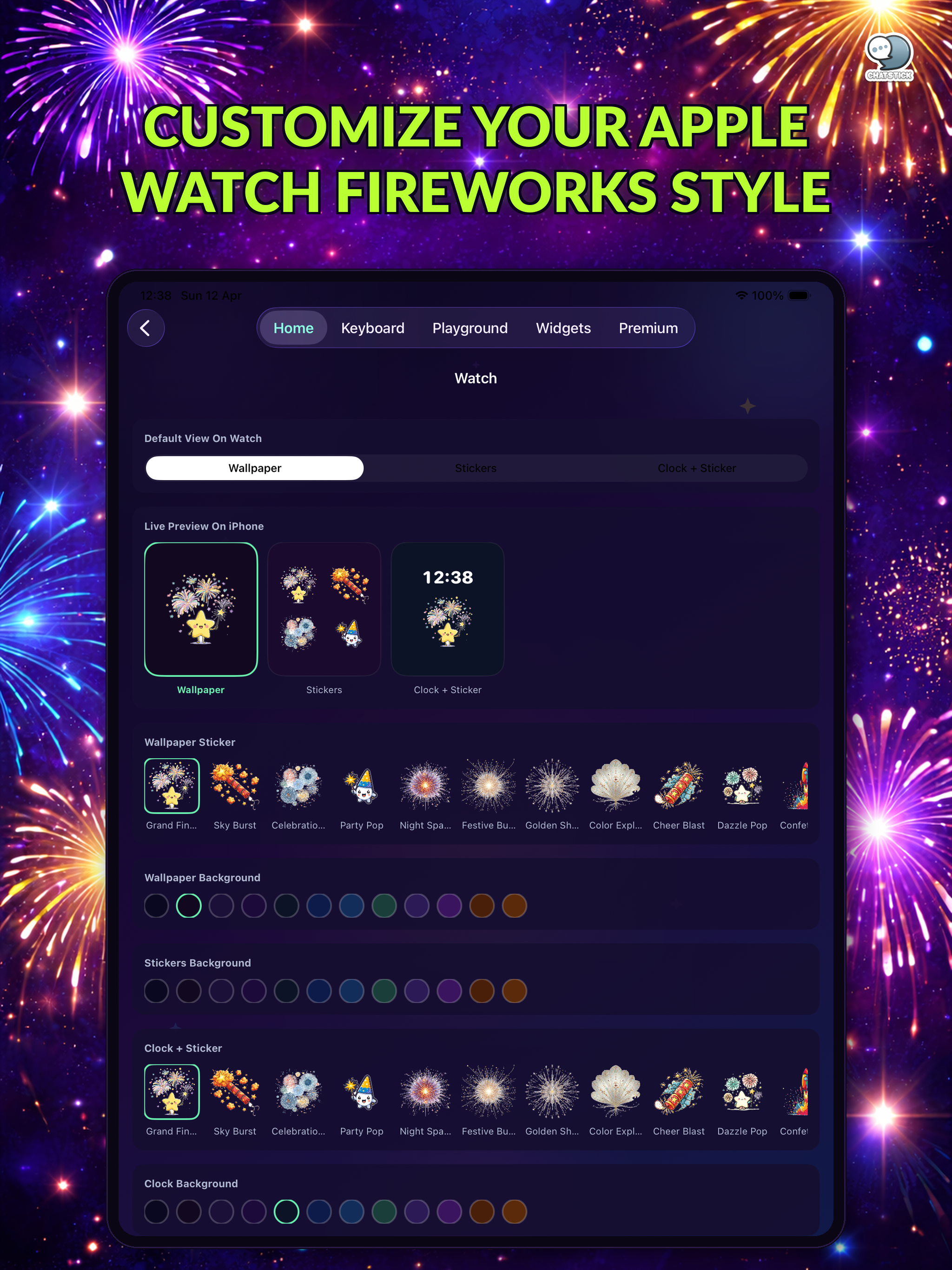 Fireworks Emoji Stickers by CS