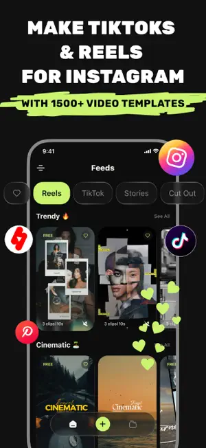 Reels: Video Templates Maker screenshot 1