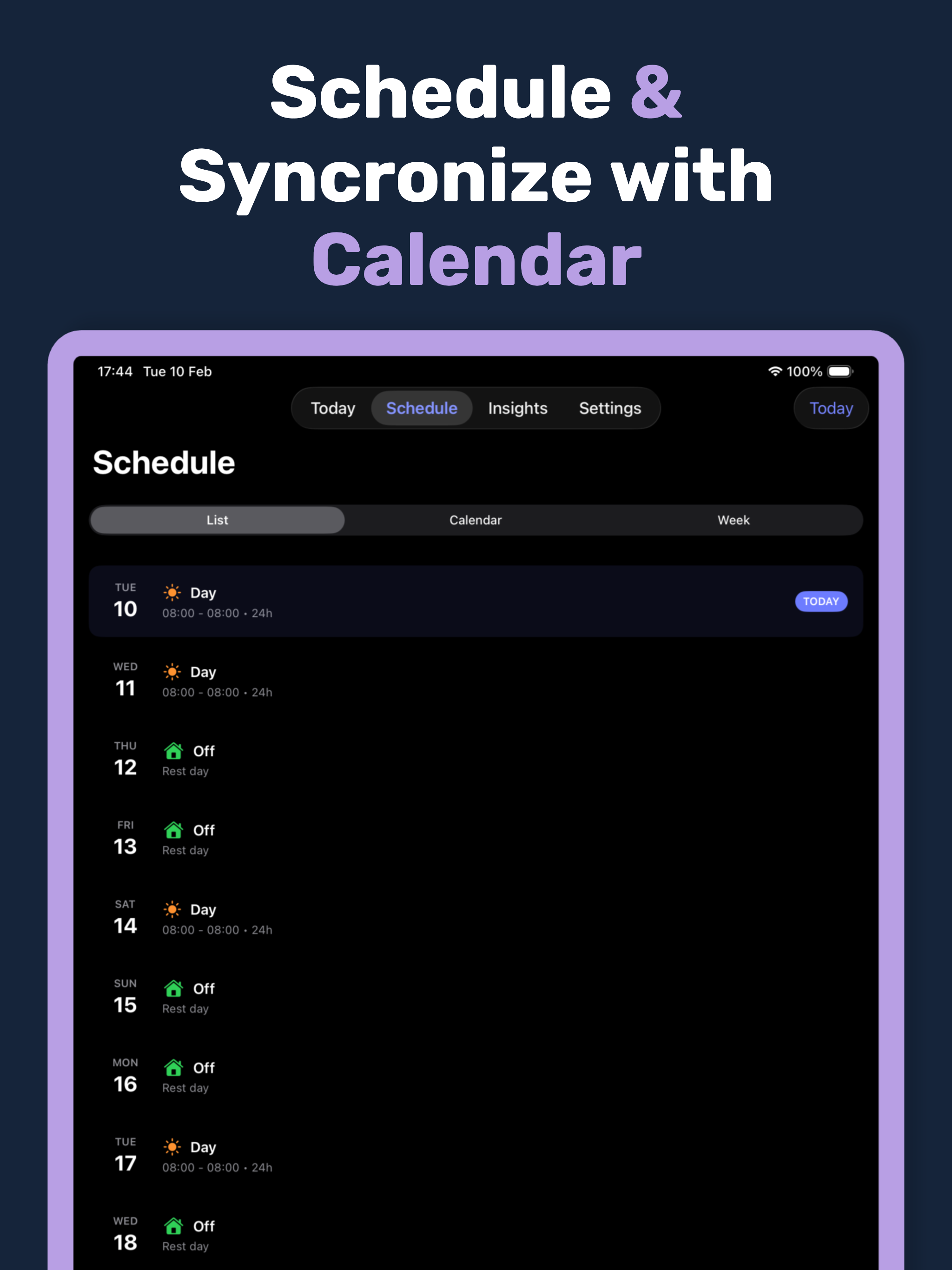 Shift Worker Sleep Management screenshot 9