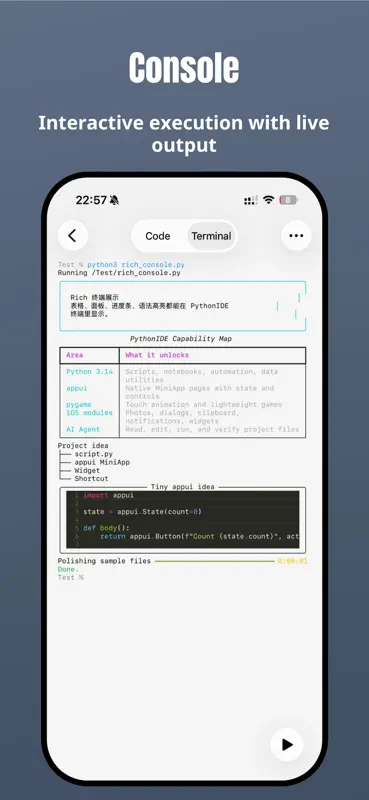 PythonIDE: Python Code Editor screenshot 3 of 10