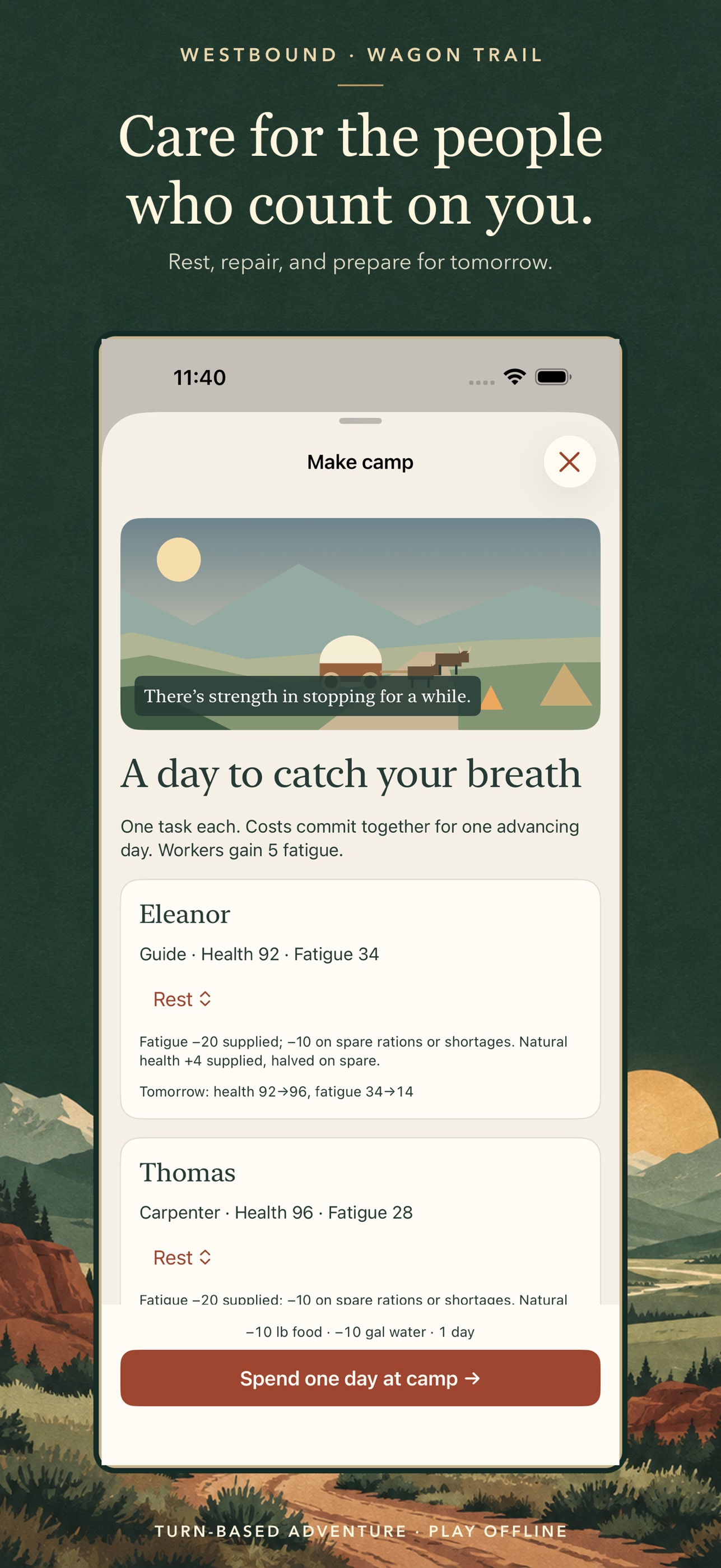 Screenshot 3 of Westbound: Wagon Trail