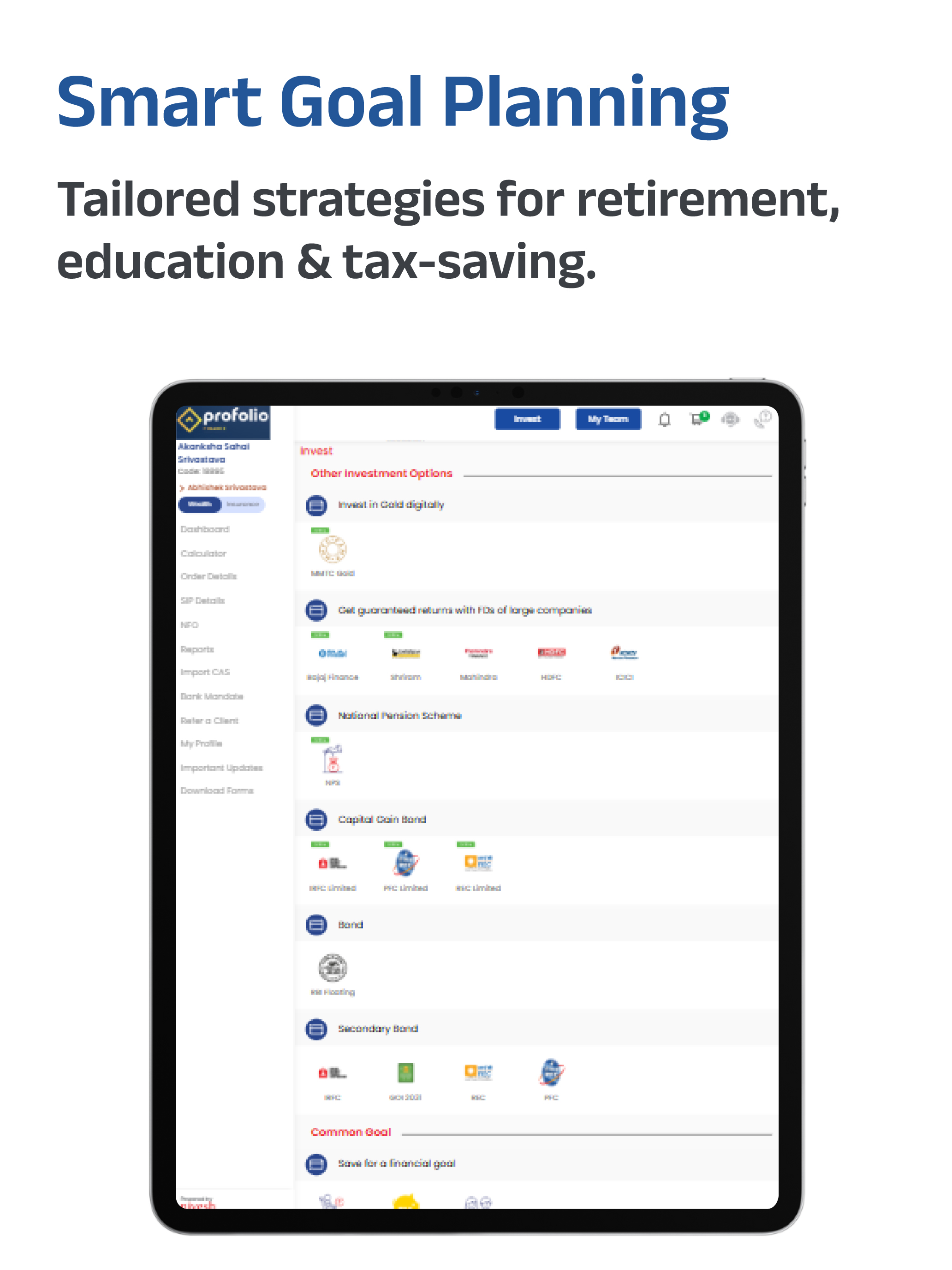 Nivesh: Wealth Management App