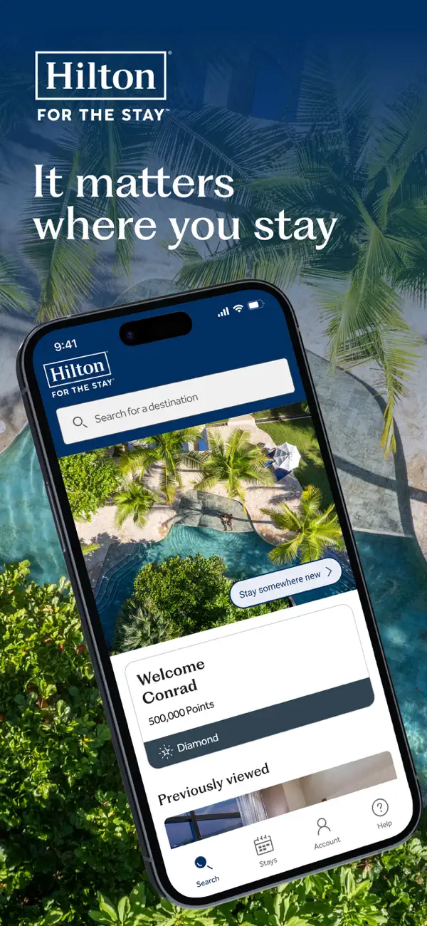 Screenshot #1 pour Hilton Honors: Book Hotels