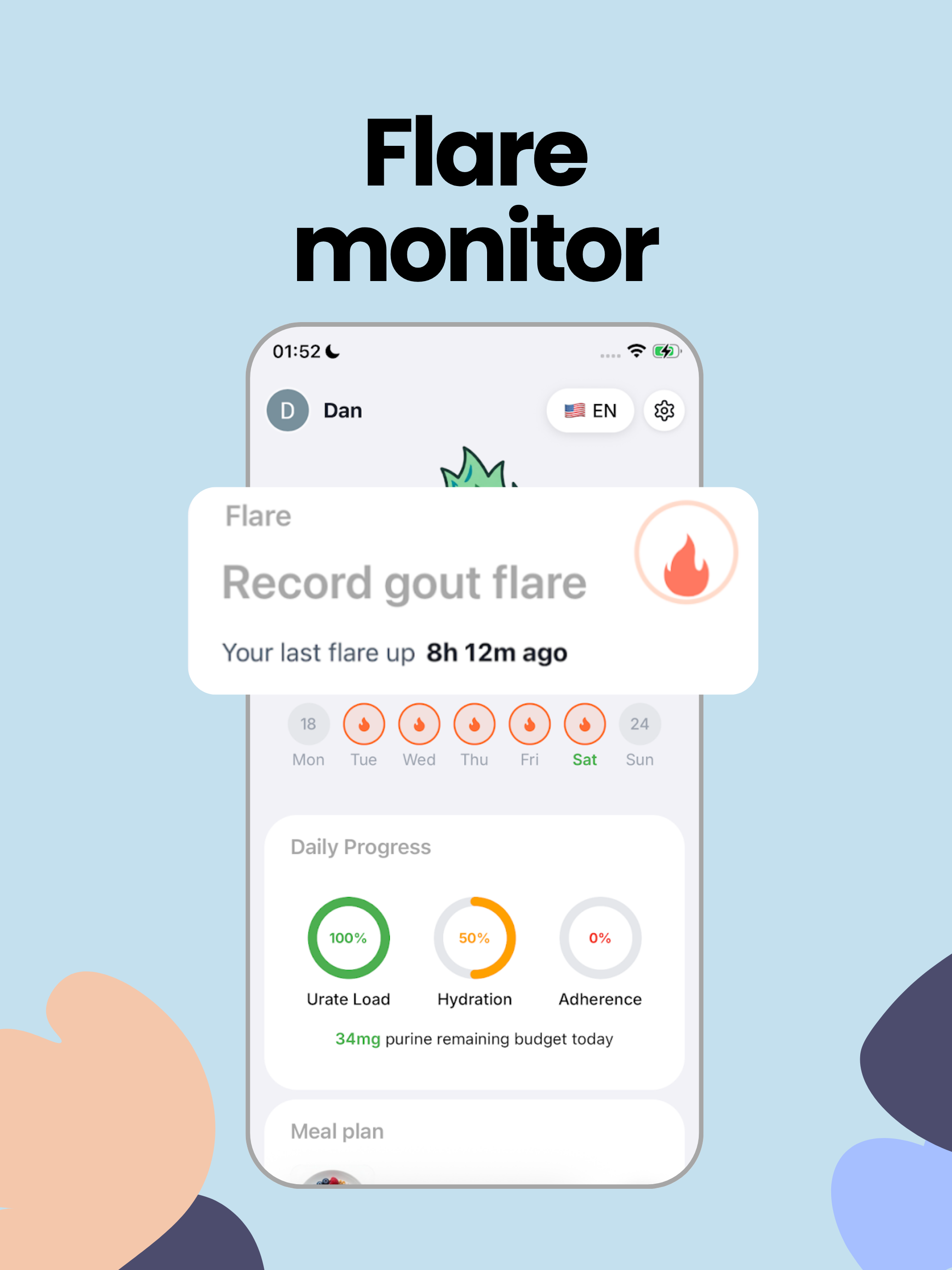 Gout Snap AI: Purine tracker