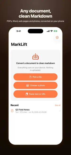 MarkLift screenshot 1