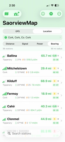 SaorviewMap screenshot
