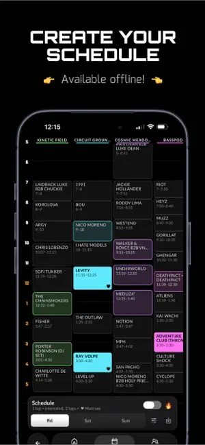FestiPlannr screenshot 1