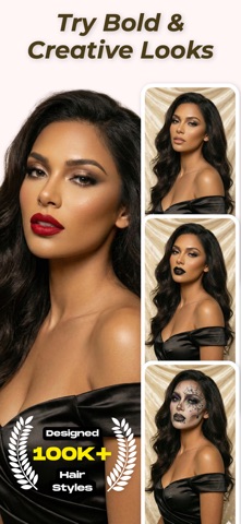 AI Makeup: Beauty Face Editor iPhone screenshot