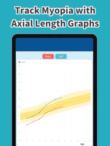 Myopia Log: Axial Length iPad screenshot