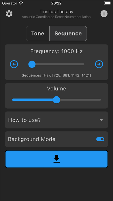 Tinnitus Therapy - ACRN Screenshot
