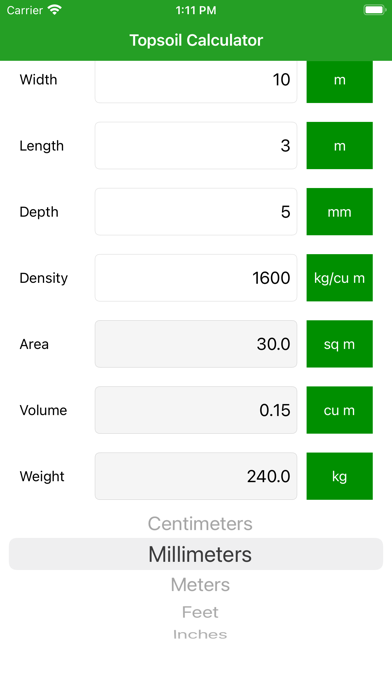 Screenshot #3 pour Topsoil Calculator Pro