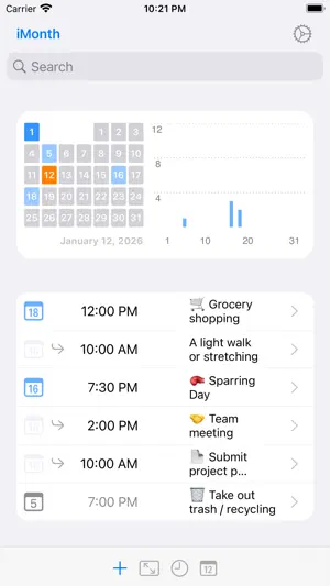 iMonth screenshot 2