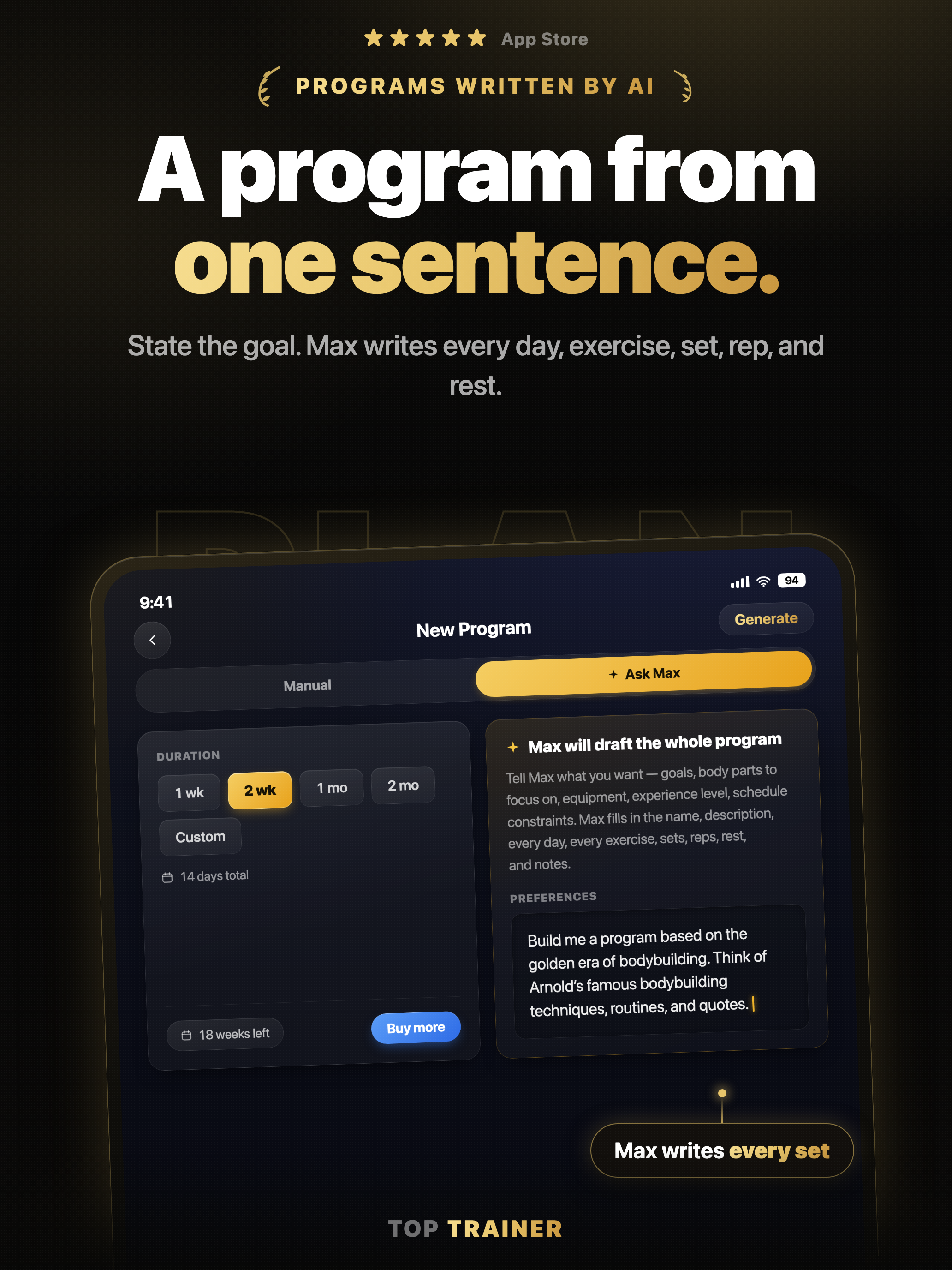 Top Trainer: AI Fitness Coach screenshot 10