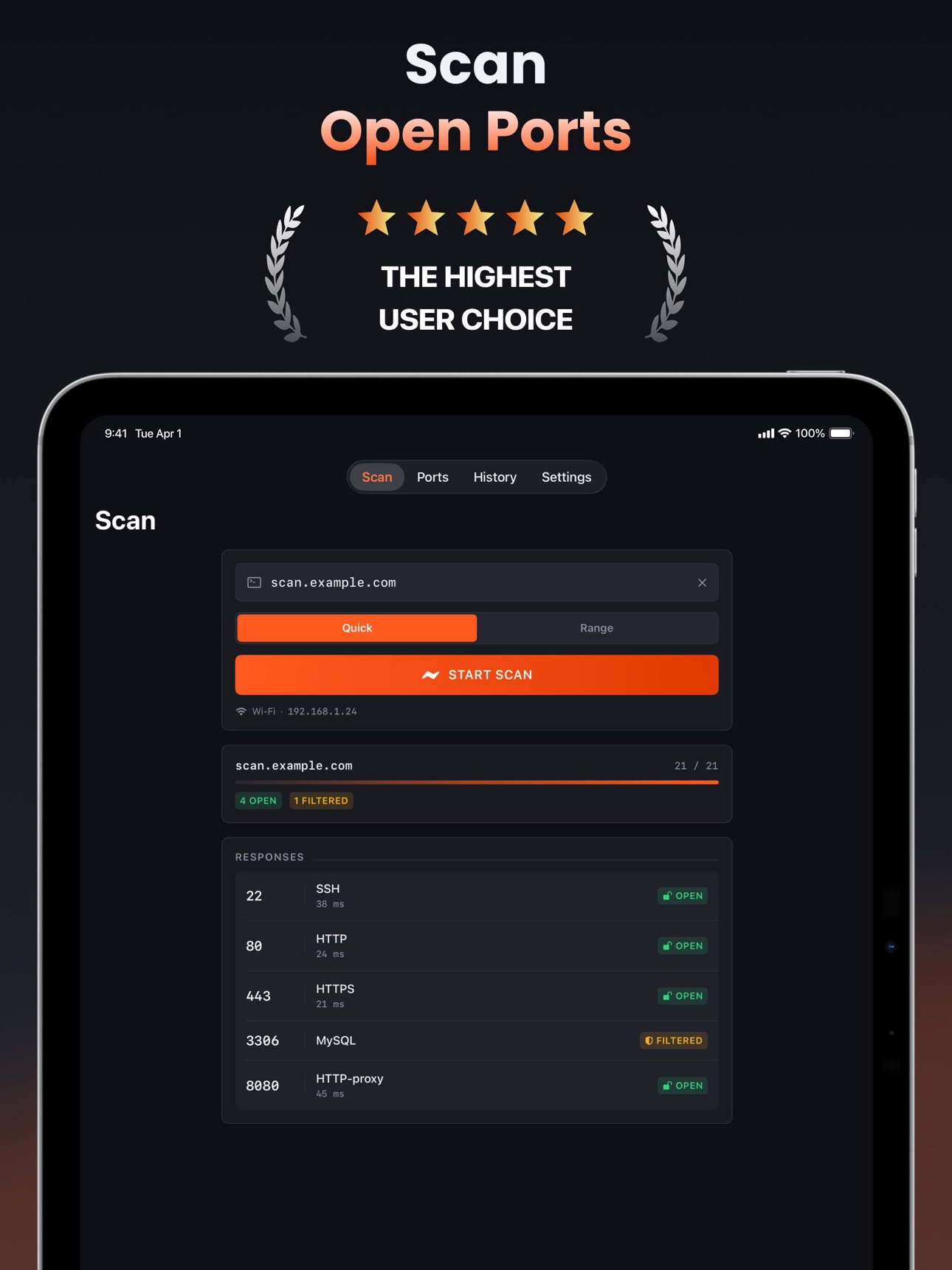 Screenshot 4 of Pasker – Port Scan