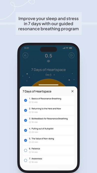 Heartspace: HRV Training Screenshot