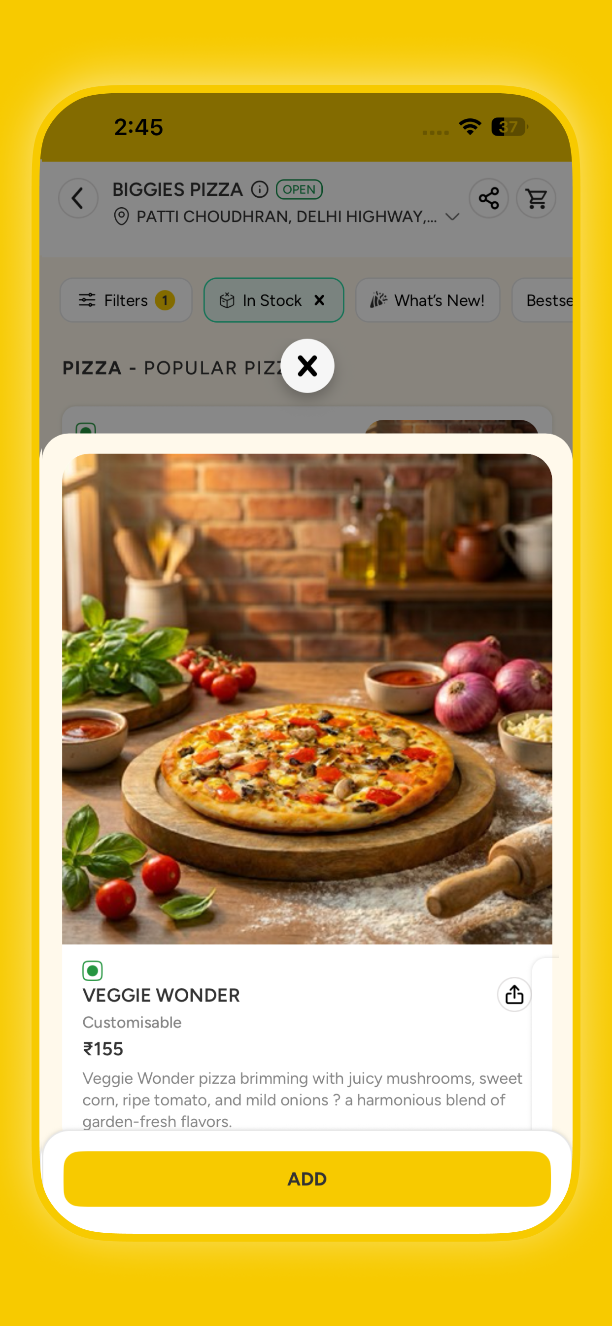 Biggies Pizza screenshot 3