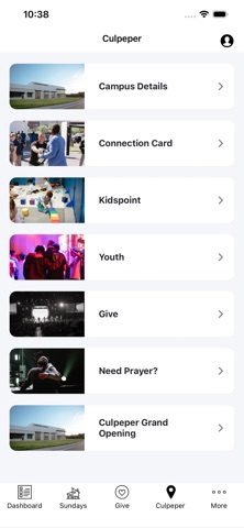 The Lifepoint App iPhone screenshot