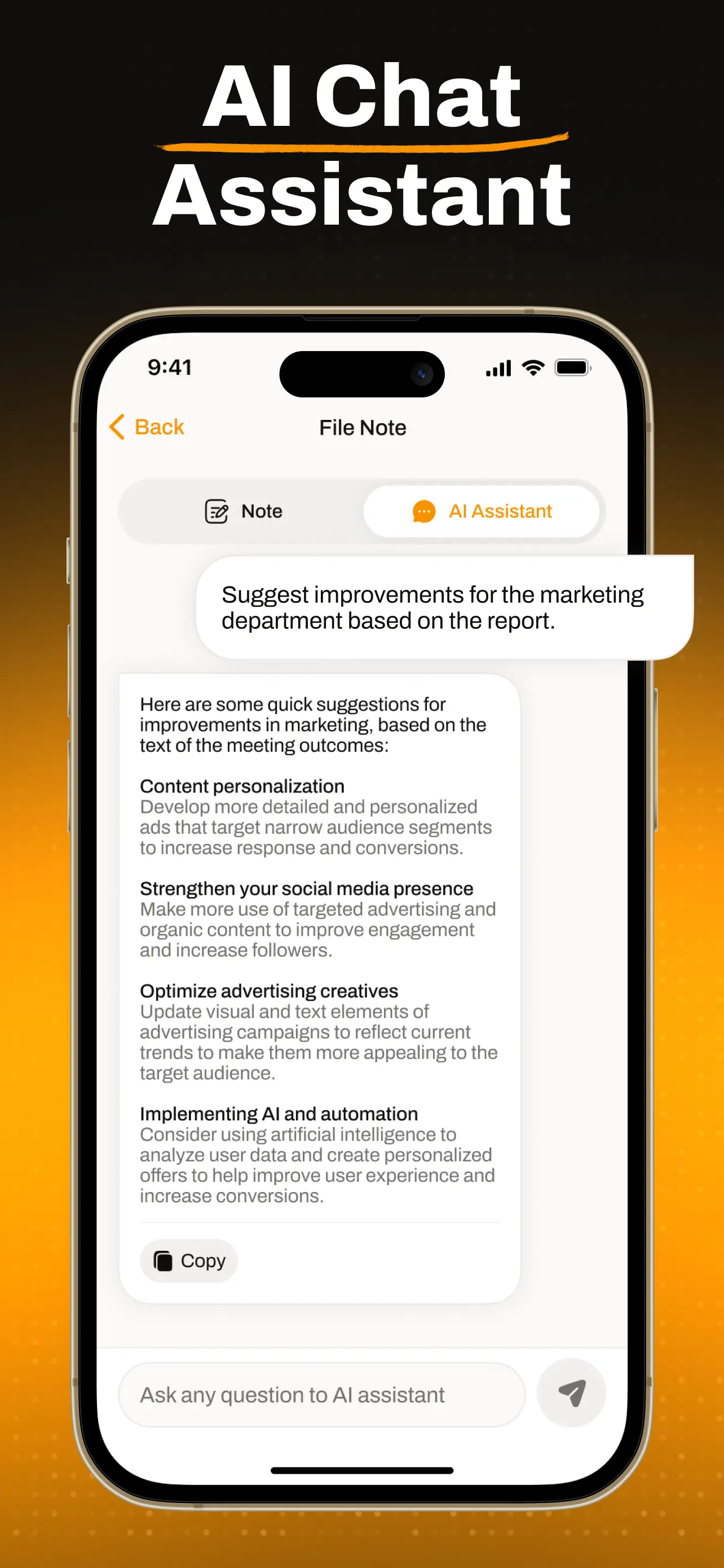 AI Note Taker - Talk To Text screenshot 5