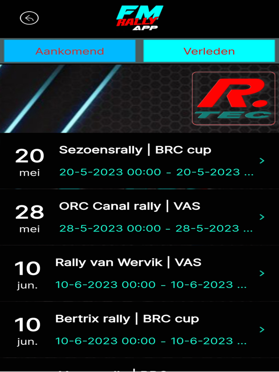 Screenshot #5 pour FM rally APP