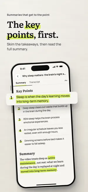 Summrize: AI Video Summarizer screenshot 2