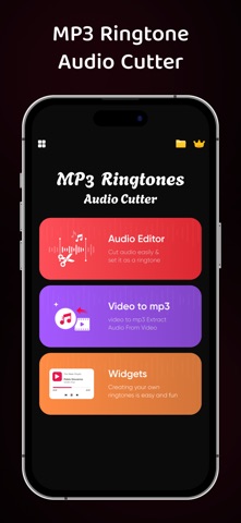 MP3 Ringtone Audio Cutter iPhone screenshot