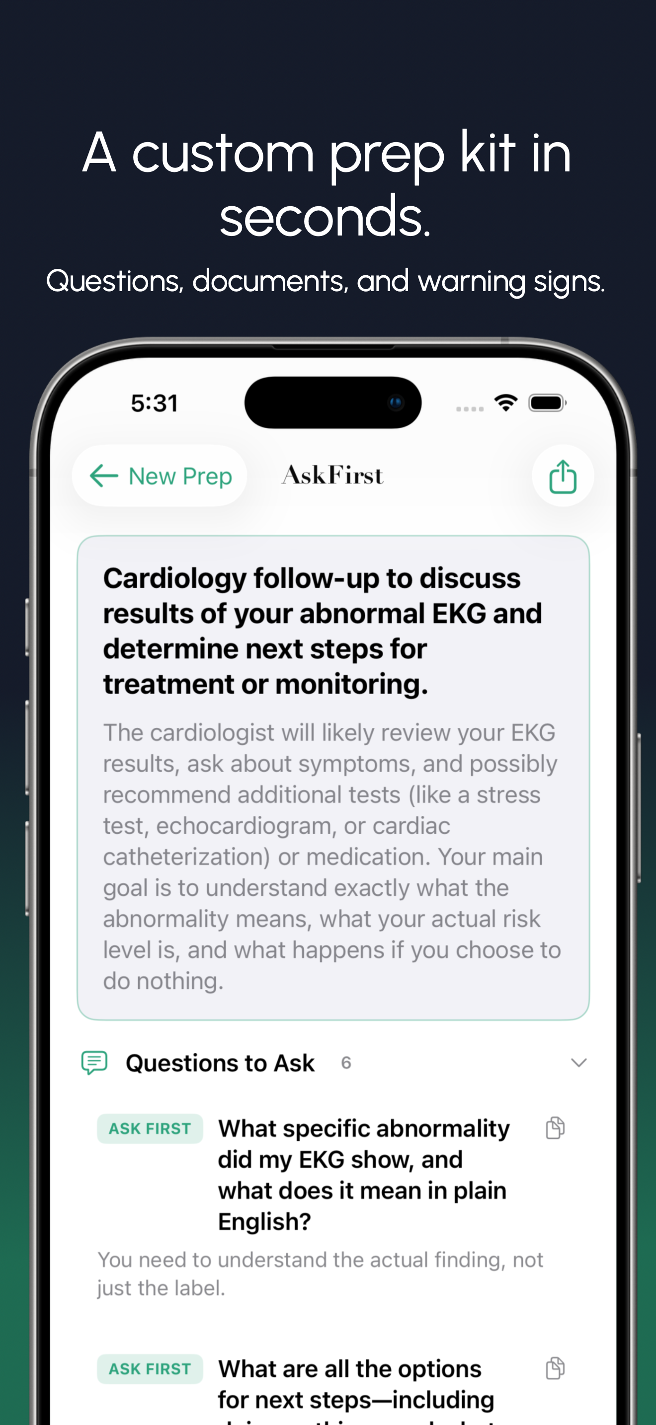 AskFirst: Appointment Prep screenshot 2