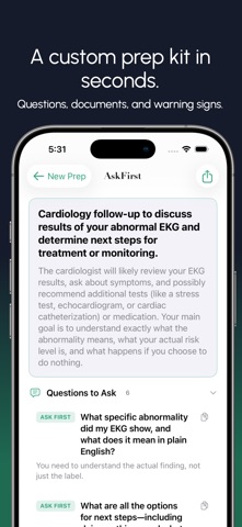 AskFirst: Appointment Prep Screenshot 2 of 8