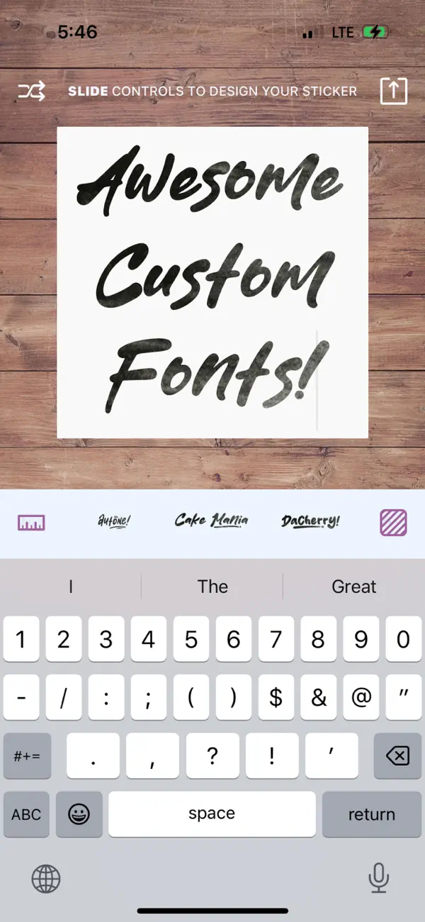 Screenshot #2 pour Flair: Black Ink Stickers