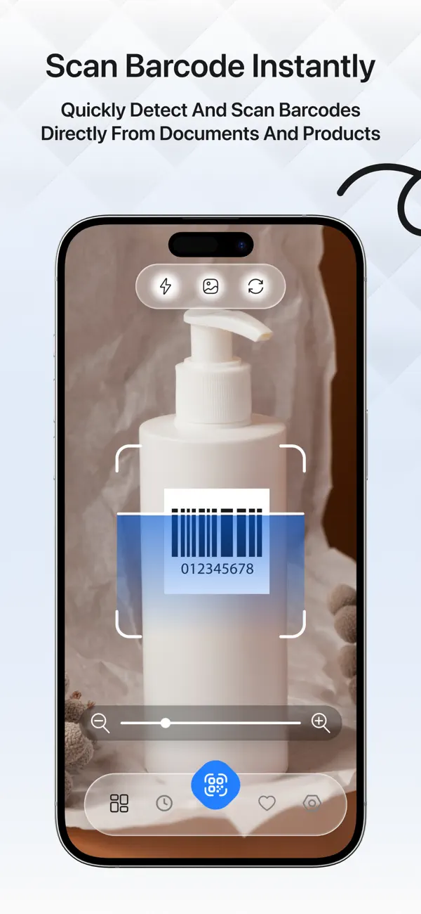 Screenshot #1 pour QR & Barcode Scanner & Creator
