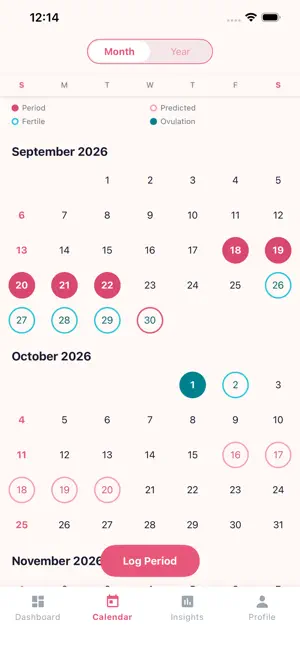 Bluma: Period & Cycle Tracker screenshot 2