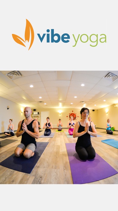 Vibe Yoga Studio iPhone screenshot 1 - Health & Fitness app