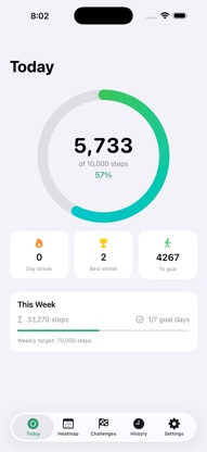 Step Tracker: Pedometer+ screenshot 1