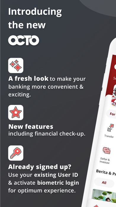 Screenshot #1 pour OCTO Mobile by CIMB Niaga