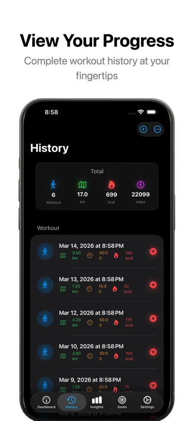 wPad - Track your Walks screenshot 2