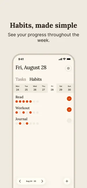 Jotei: Your Weekly Planner screenshot 2