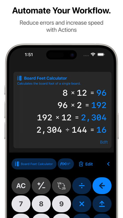 Screenshot #2 pour One16 - Fraction Calculator