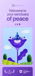 Meditopia: AI, Meditation screenshot #1 for iPhone