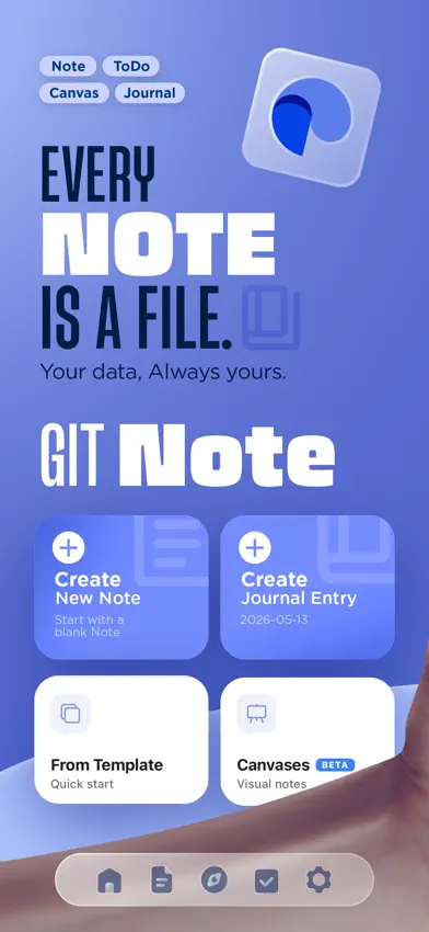 GitNotēs: Notes & Todos + Git screenshot 1