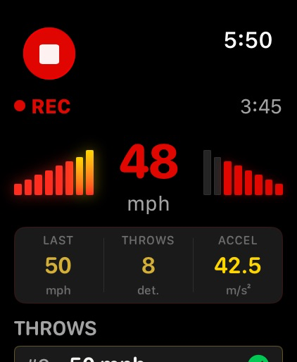 Arm Speed Motion Analyzer screenshot 16
