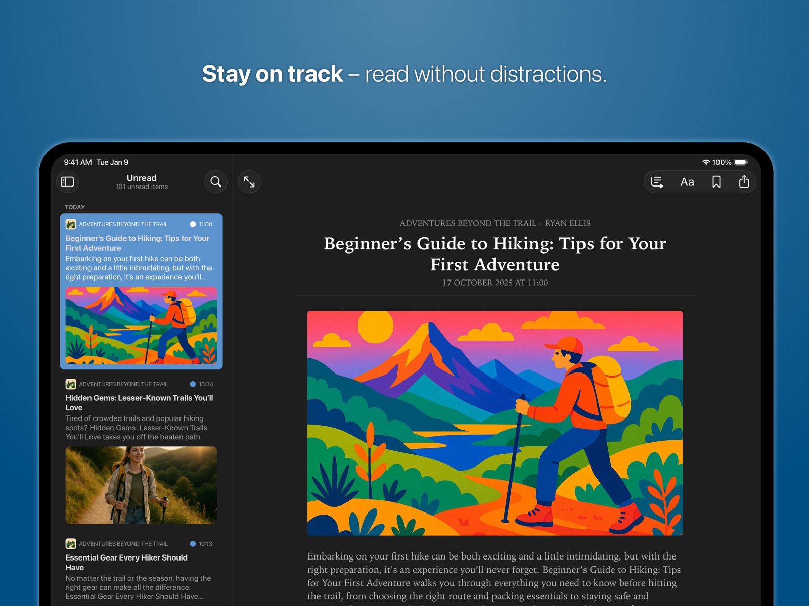 ReadKit - Reading Hub ipad screenshot 2