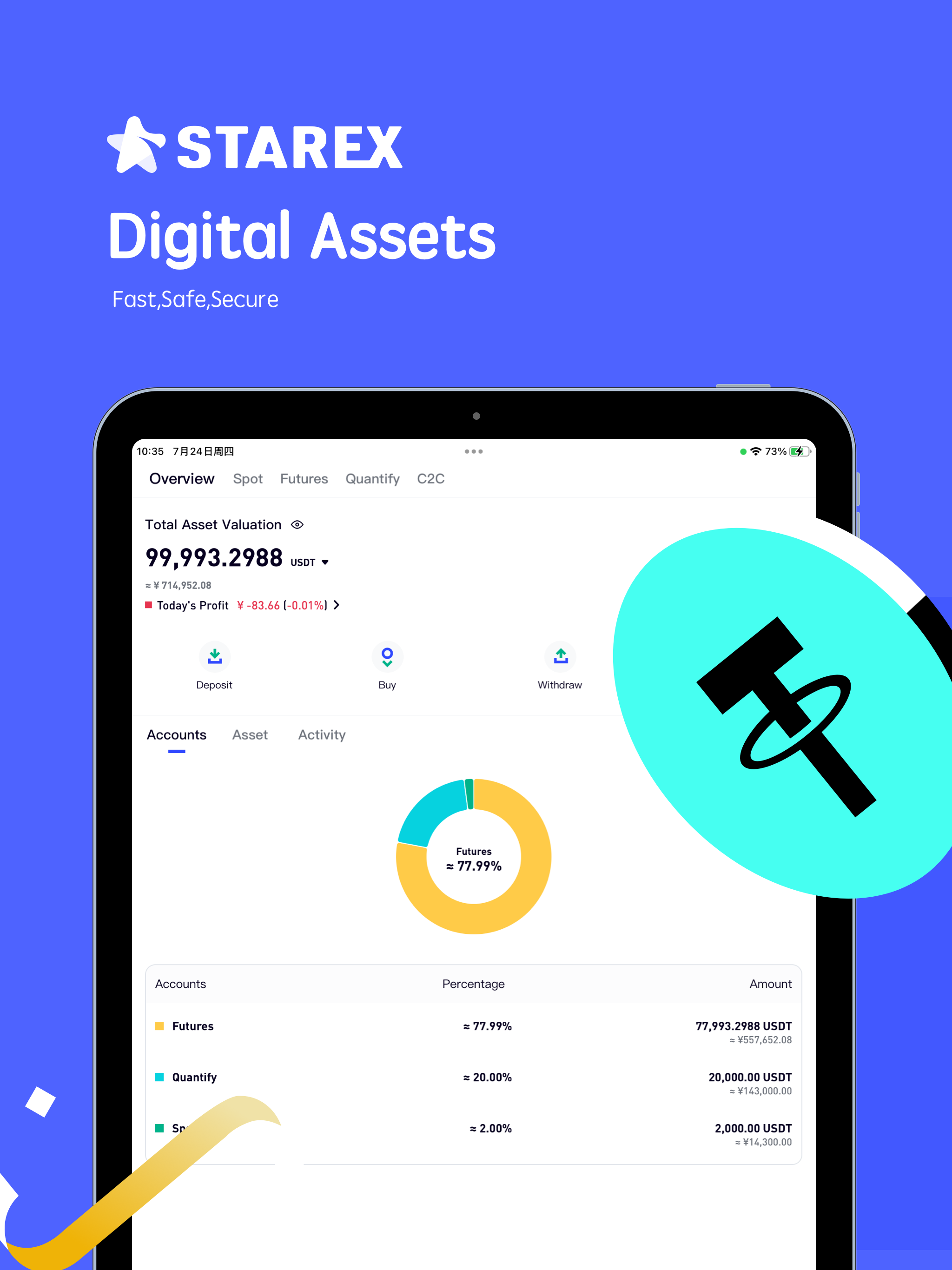 StarEx - Buy Bitcoin & Crypto