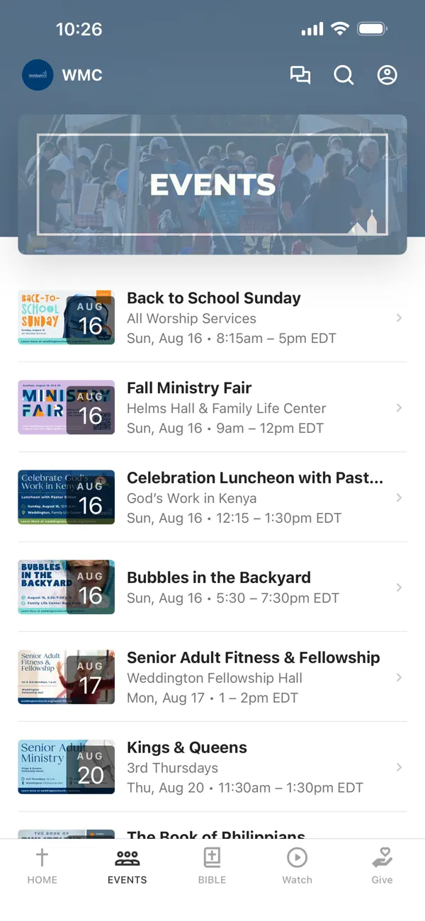 Screenshot #2 pour Weddington United Methodist