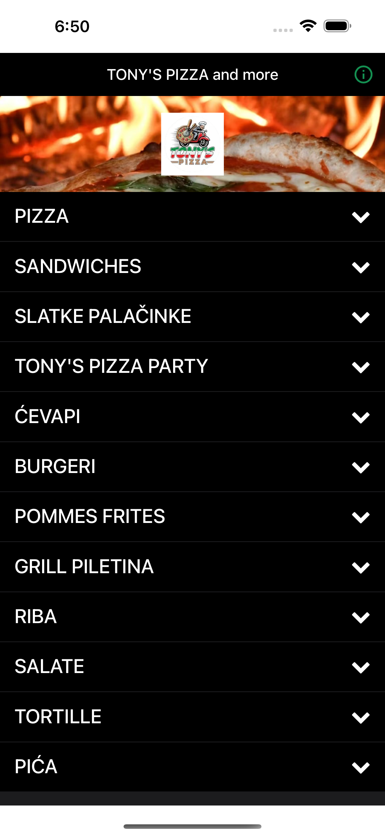 TONY'S PIZZA and more