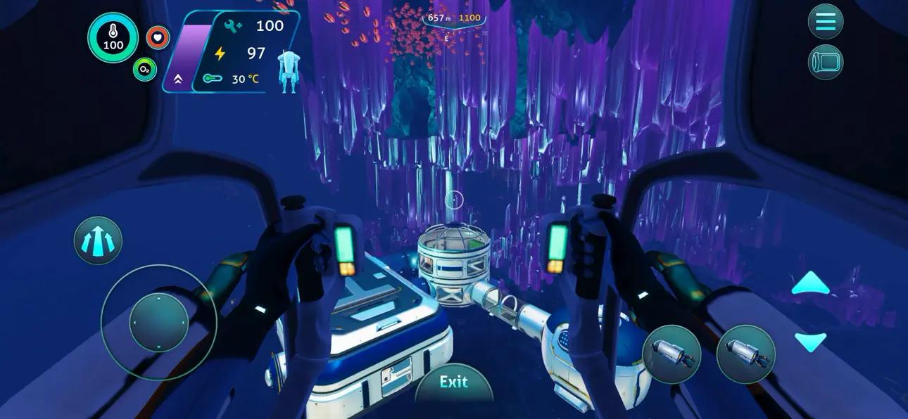 Subnautica: Below Zero iOS Mod IPA screenshot 3 - iOS game interface