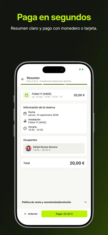 Sporttia - Reserva tu deporte screenshot 5 of 6