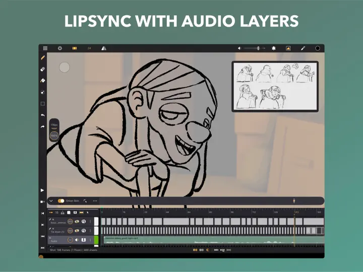 Скриншот Callipeg: 2D Animation App на iPhone 2