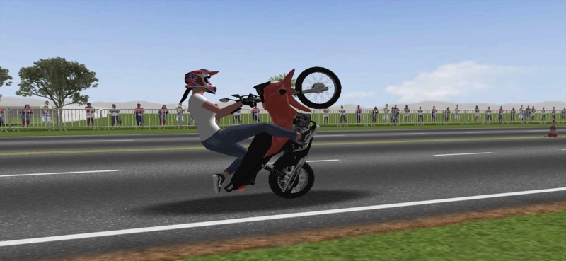 Moto Wheelie 3D. screenshot 1