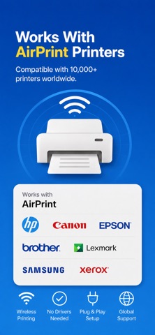 HP printer app iPhone screenshot