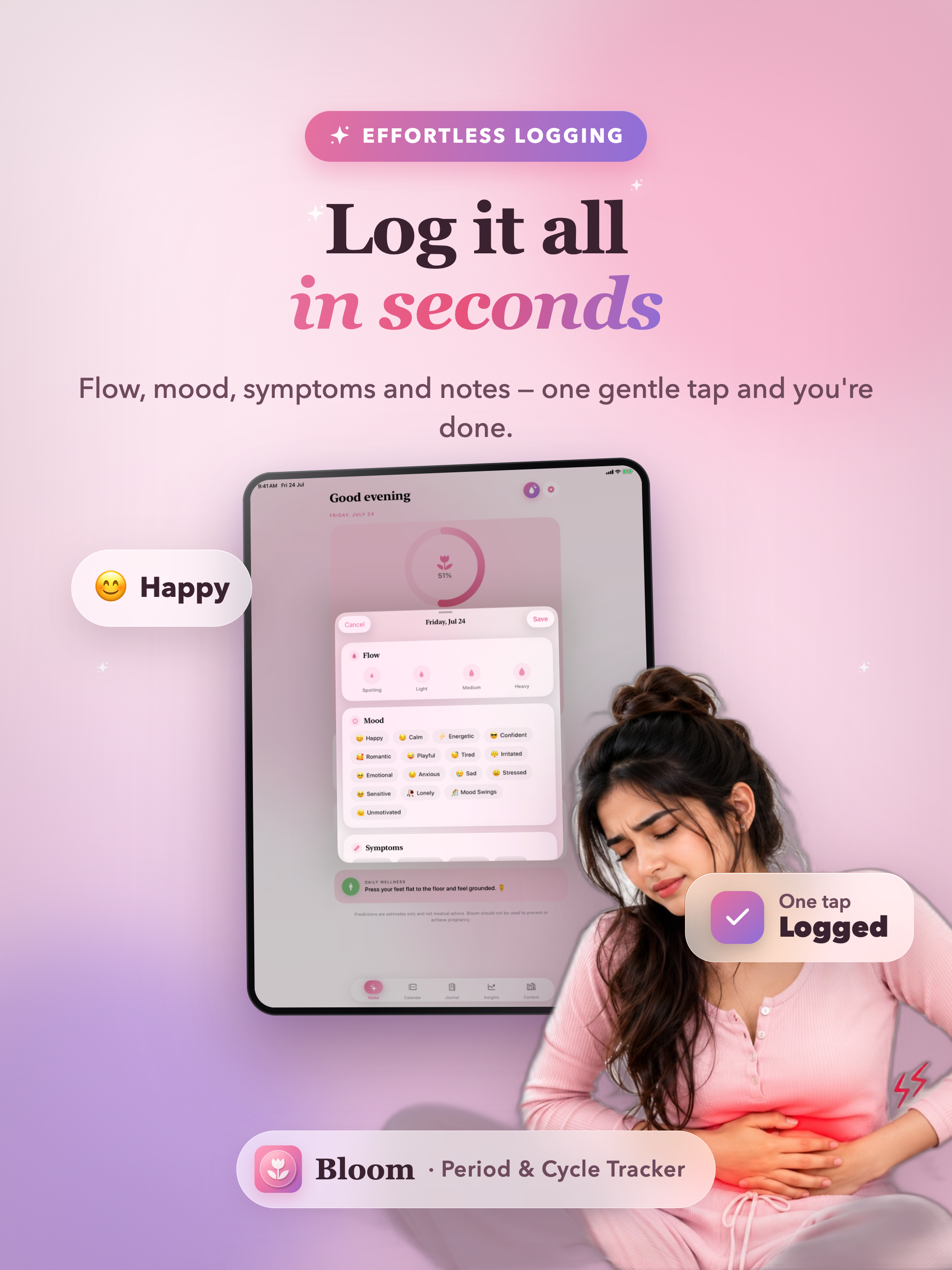 Period Tracker: Bloom Cycle screenshot 11